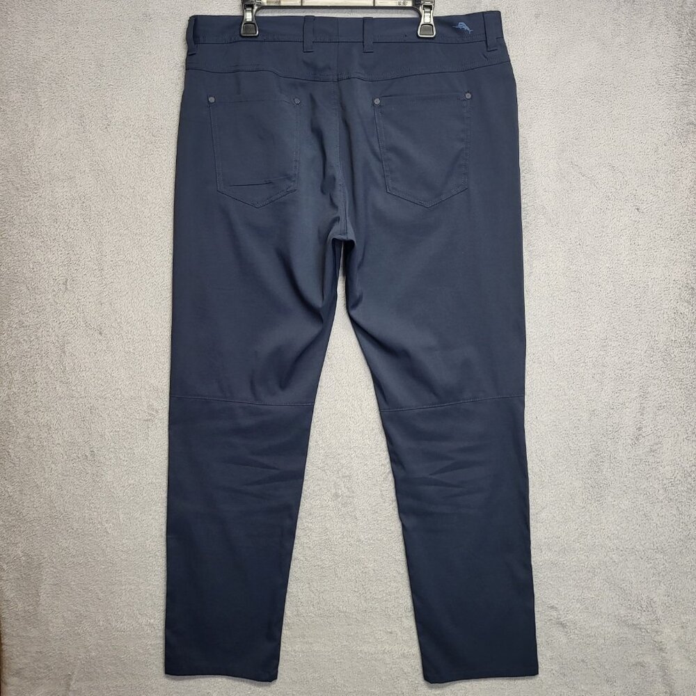 Tommy Bahama Pants Mens 36x32 Navy Blue Island Zone Performance Stretch 5-Pocket - Picture 3 of 12